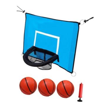 Imagem de Generic Mini cesta de para trampolim bomba e 3 de para substituição de mergulho leve para crianças esportes ao ar, Estilo d