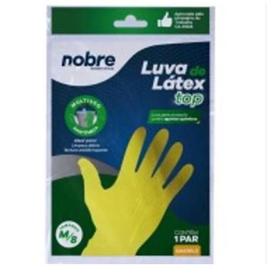 Imagem de Luva De Borracha/Latex Top M Amarela Ca 41506 - Nobre