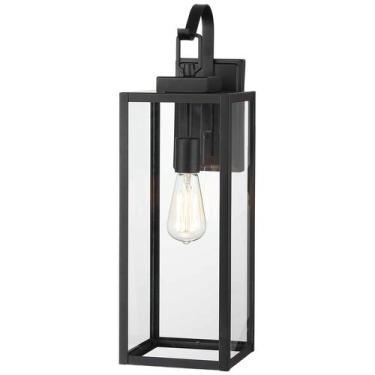 Imagem de Luz de parede externa Pia Ricco 57cm Matte Black Sconce