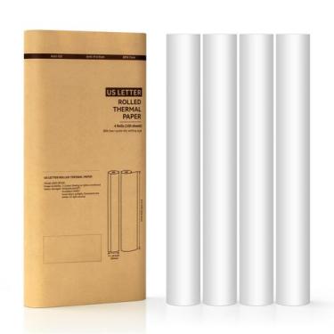 Imagem de Papel de impressora térmica Gloryang US Letter Size 8,5x11"