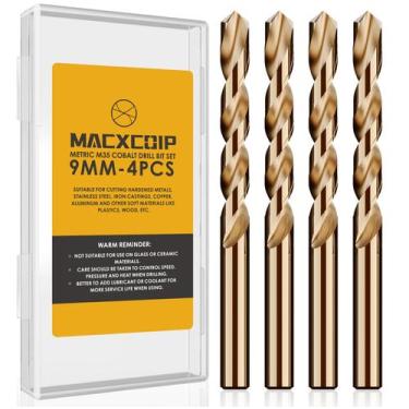 Imagem de Conjunto de brocas MACXCOIP Metric 4 unidades M35 Cobalto 9 mm HSS