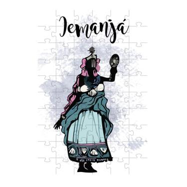 Imagem de Quebra-Cabeça Orixas Iemanjá de 300 peças em mdf