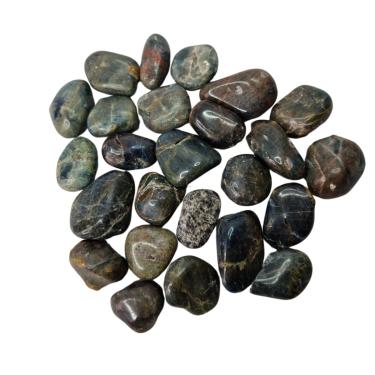 Imagem de Pedra Natural Apatita Azul 2 a 4 cm Rolada 500 gramas