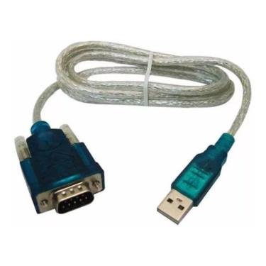 Imagem de Cabo Adaptador Usb 2.0 Serial Conversor Rs232 Db9 9 Pinos