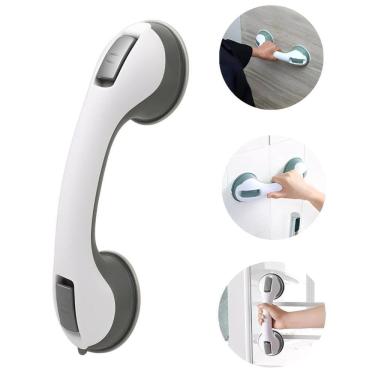 Imagem de Barra De Apoio Sucção Pressão Ventosa Alça Parede Banheiro