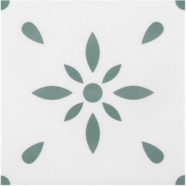 Imagem de Adesivos autoadesivos de azulejo autoadesivos para pisos de vinil para cozinha, banheiro, lavanderia, chuveiro e muito mais, à prova d'água, 20 x 20 cm, pacote com 10 (verde claro)