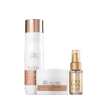 Imagem de Wella Professionals Shampoo 250ml + Máscara 150ml Fusion / Reflection 
