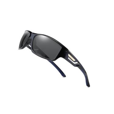 Imagem de Bevi Óculos de sol esportivos polarizados TR90 armação inquebrável para homens mulheres corrida ciclismo beisebol 2518C1