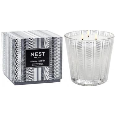 Imagem de Vela Perfumada NEST New York 3 Pavios, Âmbar e Incenso 21,2 oz Tempo de Queima de até 100 Horas Recipiente de Vidro Reutilizável