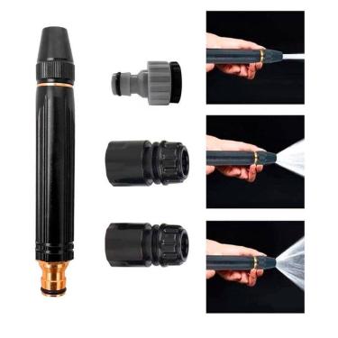 Imagem de Bico Alta Pressão Esguicho Potente Conector Rápido Água