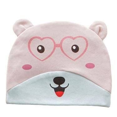 Imagem de Gorro Fantasia Para Bebê 17x14cm Cachorro Rosa - BENE CASA