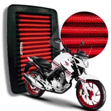 Imagem de Filtro de ar Esportivo Moto Honda Cb250F Twister ano 2016 a 2023 Lavav