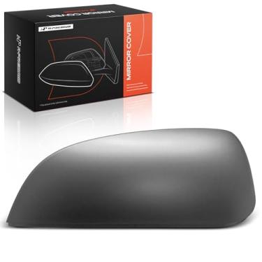 Imagem de A-Premium Tampa do espelho retrovisor do lado do motorista - compatível com Subaru Outback Legacy 2017 - Cromo polido, com furo de seta