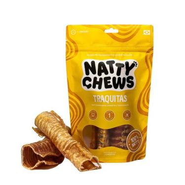 Imagem de Natty Chews Traquitas Traqueia Bovina Desidratada 2 Unid