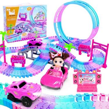 Imagem de Brinquedo Track Car SCKTYZS 177 unidades com rotação de 360 para menin