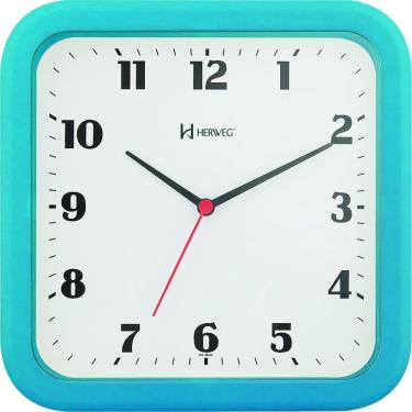 Imagem de Relógio De Parede Herweg 6145 23cm Diversas Cores Azul
