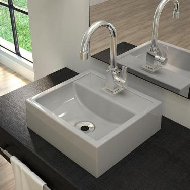 Imagem de Cuba Quadrada Q32w Colorida Cinza