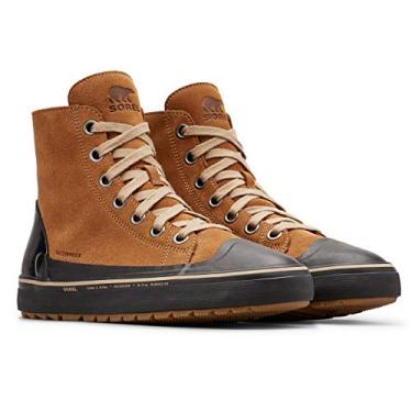 Imagem de SOREL - Tênis masculino Cheyanne Metro Hi impermeável isolado inverno, Marrom (alce, preto), 46