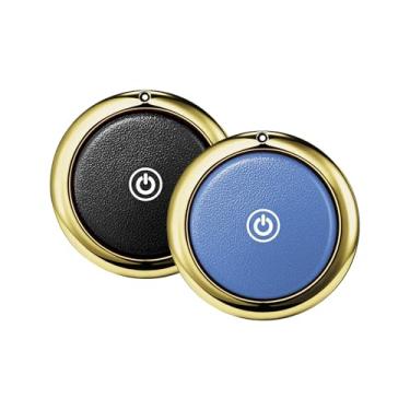 Imagem de SMART CC Localizador de itens Bluetooth Tracker funciona para Apple Find My (apenas iOS), rastreador GPS para cães, gatos, chaves de bagagem, mochila etc. (preto e azul, pacote com 2)