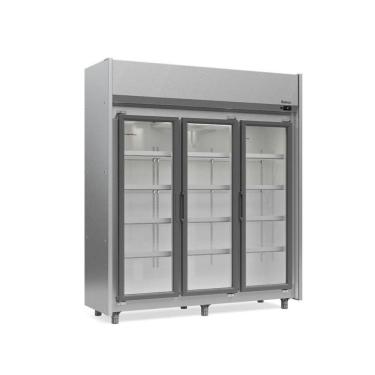 Imagem de Refrigerador Expositor Vertical 1200 Litros Inox Gelopar Geas-3p Ti 220V
