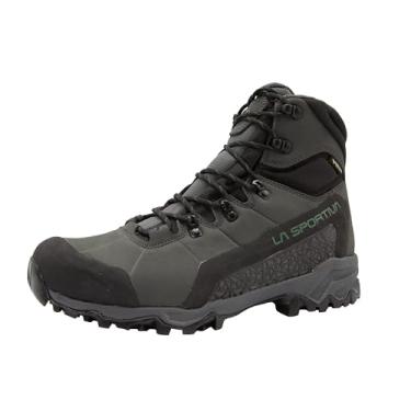 Imagem de La Sportiva Bota masculina Nucleo High II GTX impermeável para caminhada, Carbono/Floresta, 40