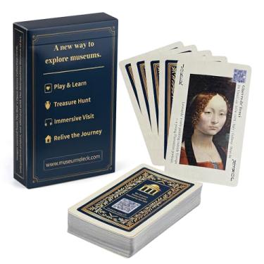 Imagem de merryhome Museum Deck – 54 Iconic Artworks Inspired by The NGA, Educational Playing Cards with QR Audio Guides, Fun Family Deck & Unique Gift for Art Lovers & Travelers