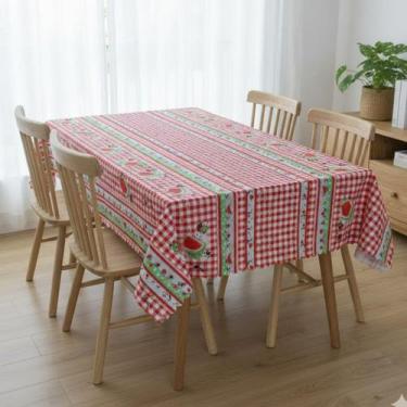 Imagem de Metro toalha de mesa retangular plástica térmica estampada - UZOO