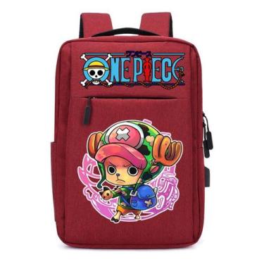 Imagem de Mochila Anime One Piece Backpack For Estudante Escolar Usb - Use Thuco