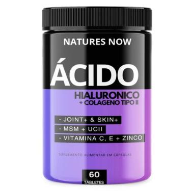 Imagem de Acido Hialuronico 120 Capsulas - Natures Now
