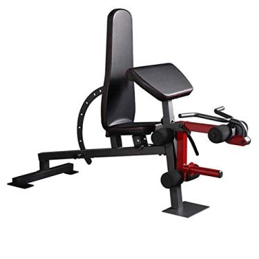 Imagem de LMJYU Bancos de peso duráveis e resistentes para academia em casa, banco dobrável com halteres, assento multifuncional para uso doméstico, cadeira romana comercial