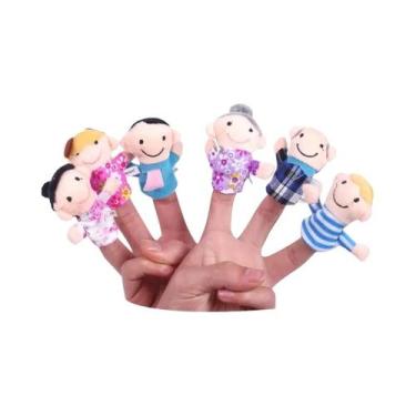 Imagem de Conjunto De Fantoches De Dedo De Pelúcia Para Crianças, Bonecos De Ani
