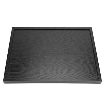 Imagem de Generic Bandeja de Madeira Maciça para Servir Alimentos, Design Moderno e Elegante, Fácil de Limpar, Uso Versátil para Cantina, Padaria, Catering, 13 X 8 Polegadas (36 * 27)