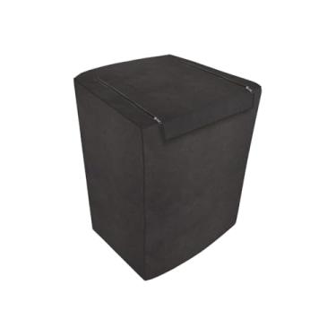 Imagem de Capa para Máquina de Lavar, PVC com Forro em Poliéster, Tamanho P 58x80cm, Proteção contra Poeira e Arranhões, compatível com Consul Maré 7,5kg, Brastemp Clean 6-9kg, Electrolux 7-10kg