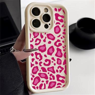 Imagem de Capa para celular com estampa de leopardo para iPhone 13 11 15 14 12 17 16 Pro Max 16E XR XS X 7 8 SE, capa macia de silicone fosco, branca DH81, para iPhone 11