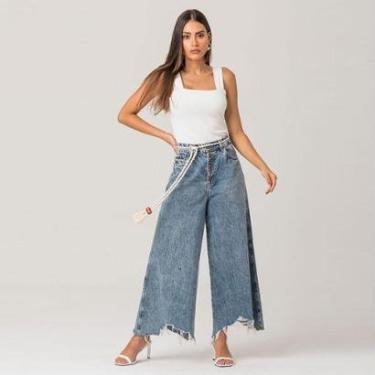 Imagem de Calça Pantacourt Feminina Disparate-Feminino