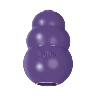 Imagem de Brinquedo Para Cães Seniores Roxo KONG Borracha Natural Suave Para Mas