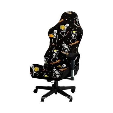 Imagem de Capa De Cadeira De Escritório Em Fibra De Leite Com Impressão Digital,