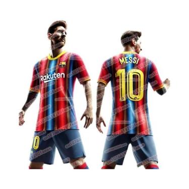 Imagem de Camisa De Futebol Respirável MESSI Para Homens, Camiseta Comemorativa 