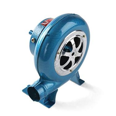 Imagem de TRGCJGH Ventilador de churrasco portátil Ventilador manivelado à mão Ventoinha externa forjado manual Balg Grelha Ventilador radial, 80 W