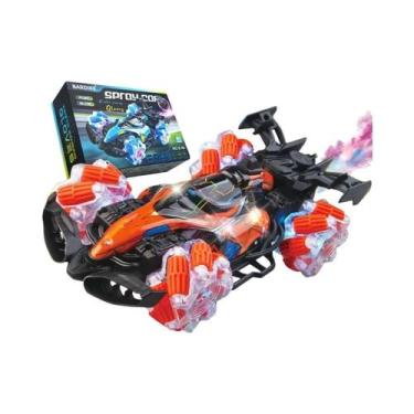 Imagem de Carro RC De Corrida Com Luzes Coloridas E Acrobacias, Controle Remoto 