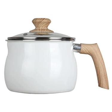 Imagem de Conjuntos de panelas de leite, cabo antiaderente, cozinha, sopa, frigideira, fogão, fogão, indução, panela de leite, panelas (cor: D, tamanho: Talla nica)