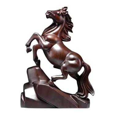 Imagem de Estatueta De Cavalo,Coleção De Esculturas Em Talhada À Mão,Significado De Sucesso Decoração Equina Para Casa - Para Escritório Sala De Estar Mesa Ano Novo Chinês Natal