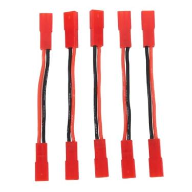 Imagem de Generic JST Fêmea para JST Fêmea Conector 5 Pcs Durável Cabo 22AWG Adaptador de Fio para Acessórios de Carro RC