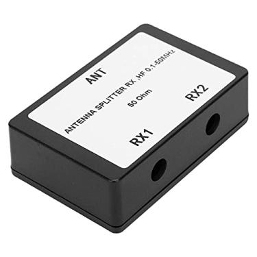 Imagem de Acouto Divisor de Antena RX HF de 50 MHz - Divisor ABS Com 2 Portas de Receptor, Conector BNC de Baixa Perda de 3,2dB para Conectividade Eficiente