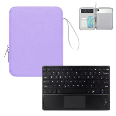 Imagem de Kit Capinha Bolsa + Teclado Bluetooth Para Tablet Lenovo M11