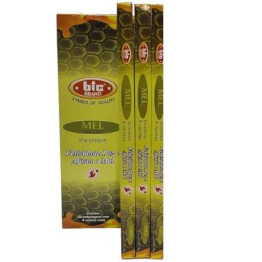 Imagem de Incenso Indiano Bic Mel - Suave para bem-estar 3 caixinhas