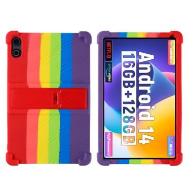 Imagem de QYiiD Capa para tablet FEARWIKY FKYC12 10,36 polegadas Android 14, capa protetora de borracha macia à prova de choque de silicone leve para crianças FEARWIKY C12/JZAPADC12 Tablet 10,4 polegadas