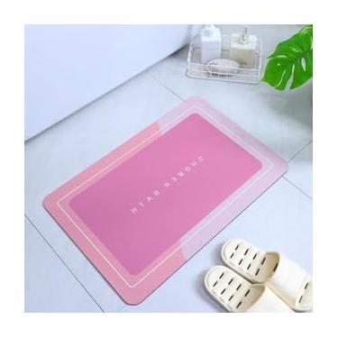 Imagem de QUADRADO ROSA,Kit 2 TAPETE