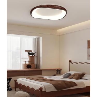 Imagem de Luminária de teto LED moderna, regulável e com controle remoto. Luminária redonda para sala de estar, quarto, sala de jantar, varanda e lavabo (A52cm).