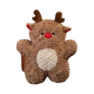 Imagem de Boneco De Pelúcia De 45cm Em Forma De Casa De Natal, Boneco De Neve E 